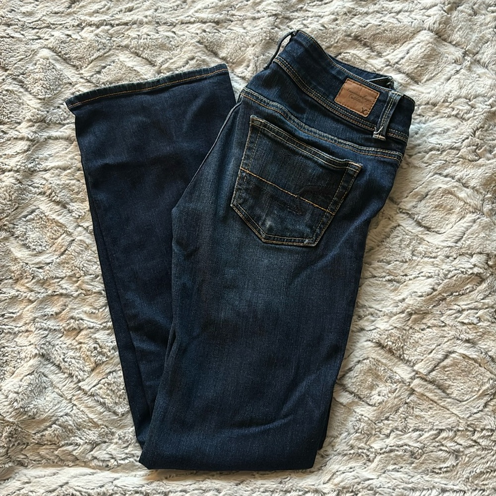 American Eagle low rise slim boot jean